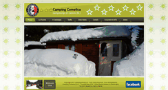 Desktop Screenshot of campingcomelico.it