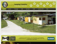 Tablet Screenshot of campingcomelico.it